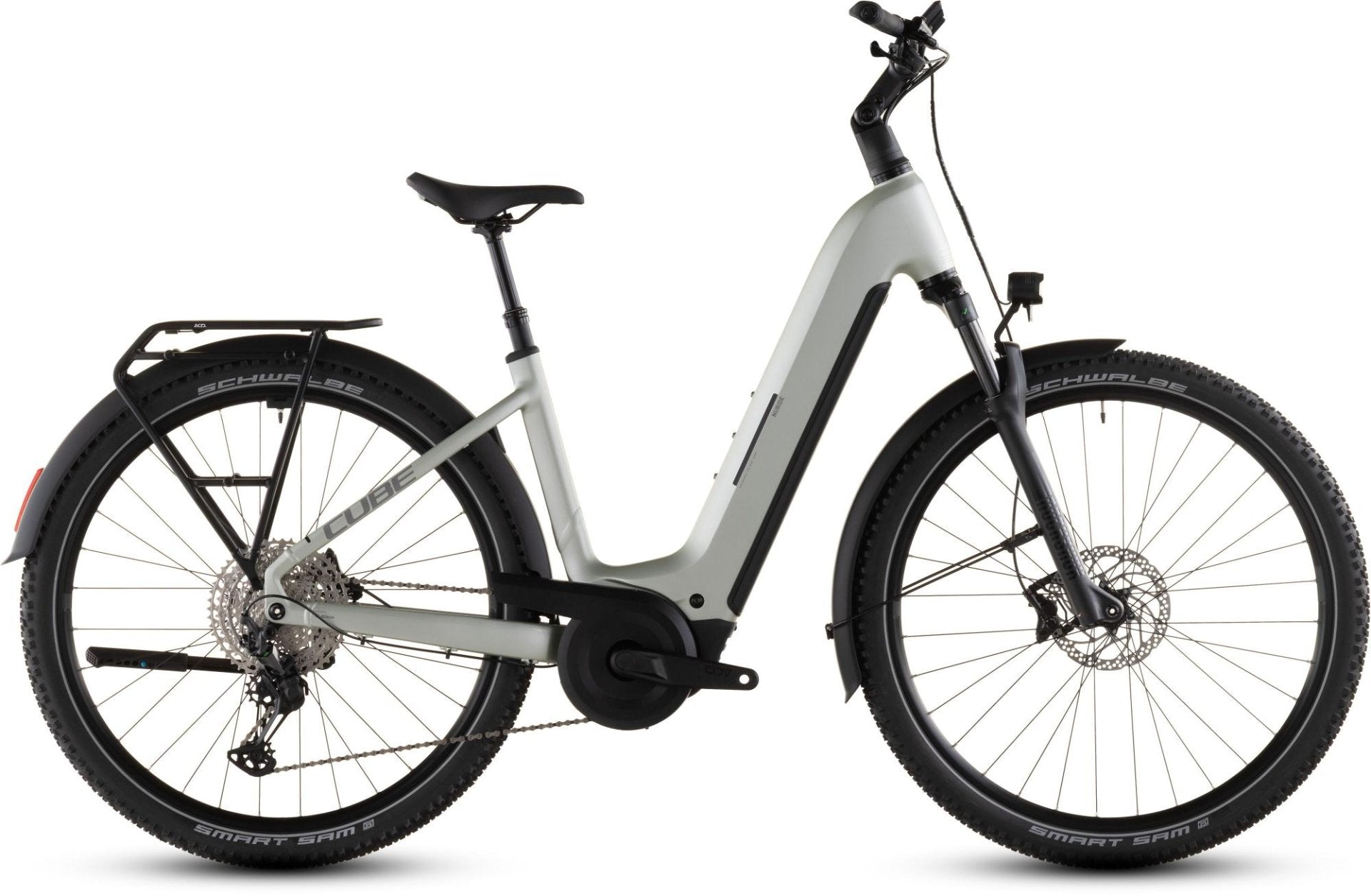 CUBE NURIDE HYBRID EXC 800 EASY ENTRY eTREKKING BIKE 2026 LEMONGRASS' N 'REFLEX