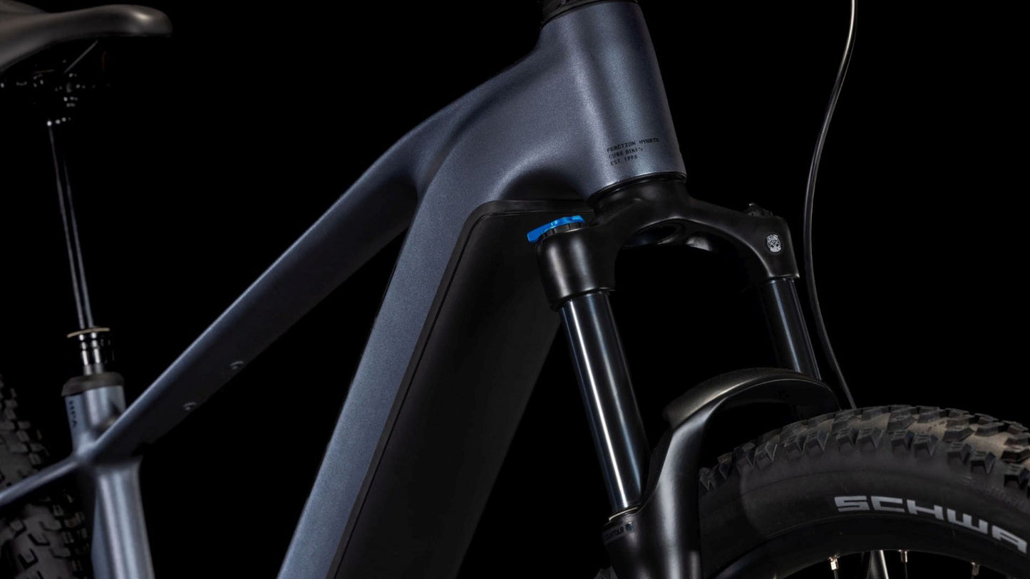 CUBE REACTION HYBRID PRO 800 eMTB BIKE 2025 METALLICGREY' N 'BLACK