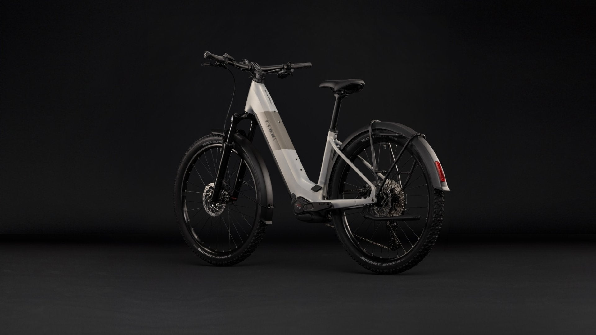 CUBE REACTION HYBRID ONE 720 FE HARDTAIL eMTB BIKE 2027 PEARLSILVER 'N' CHROME (EASY ENTRY)