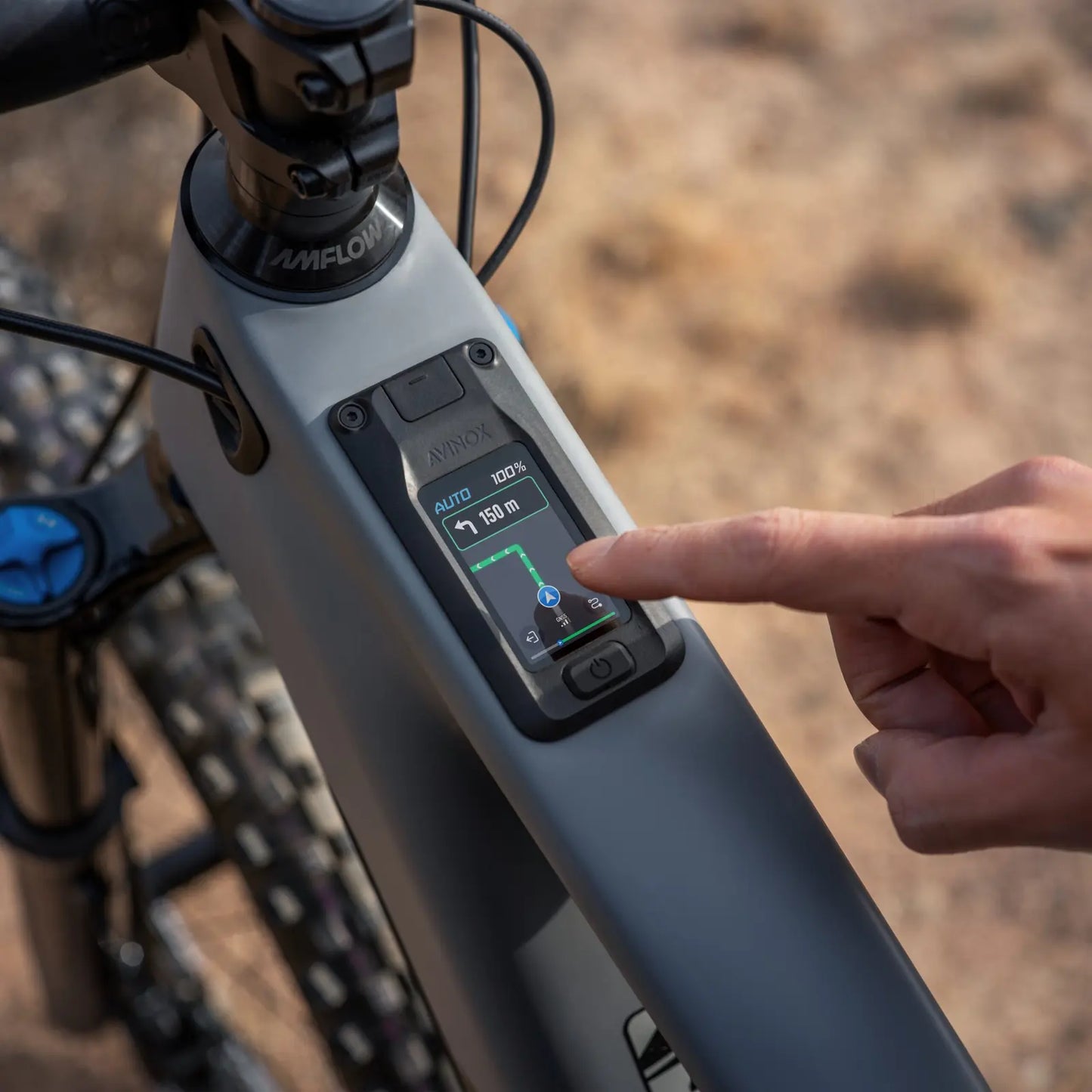AMFLOW PR CARBON PRO 800Wh FULL SUSPENSION eMTB BIKE 2027 BASALT-GREY