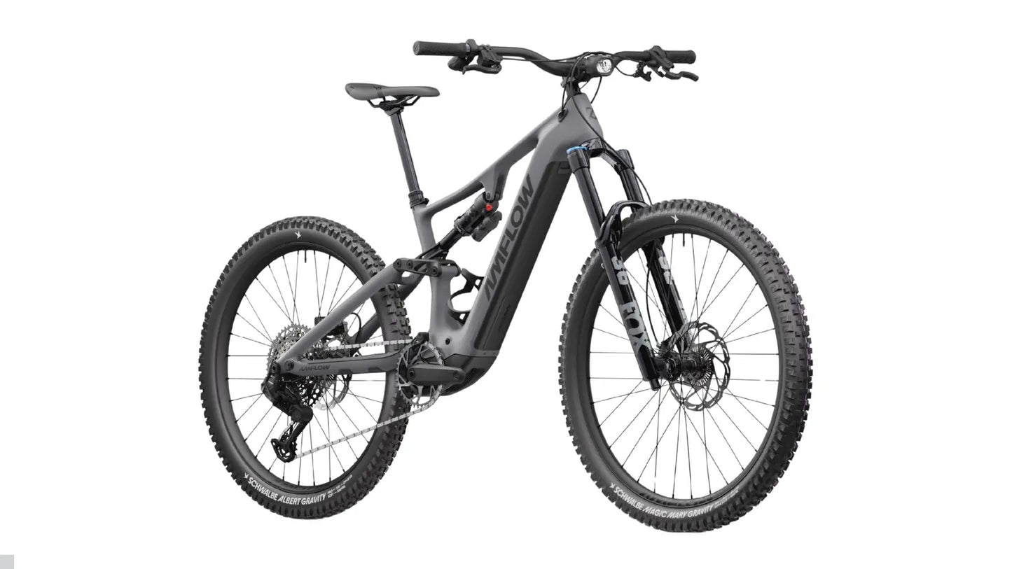 AMFLOW PR CARBON PRO 800Wh FULL SUSPENSION eMTB BIKE 2027 BASALT-GREY