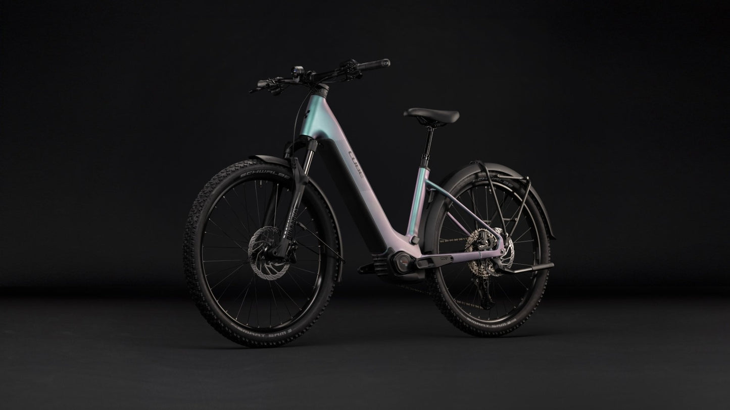 CUBE REACTION HYBRID PRO 800 FE HARDTAIL eMTB BIKE 2027 POLARLIGHT 'N' BLACK (EASY ENTRY)