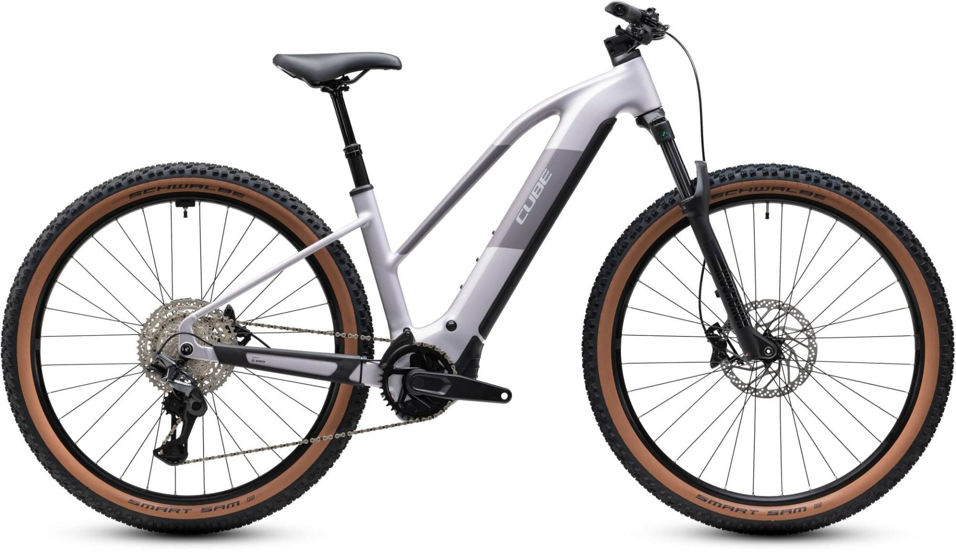 CUBE REACTION HYBRID PRO 800 HARDTAIL eMTB BIKE 2027 LILACBREEZE 'N' PRIZM (TRAPEZE)