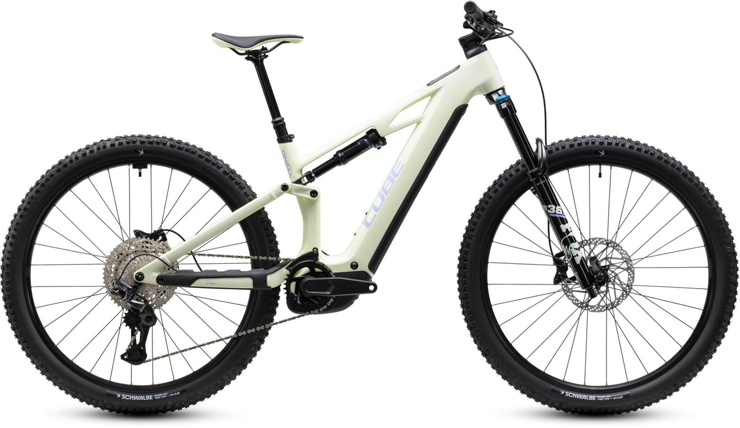 CUBE STEREO HYBRID ONE44 HPC RACE 800 eMTB BIKE 2027 MELLOWYELLOW 'N' LILAC