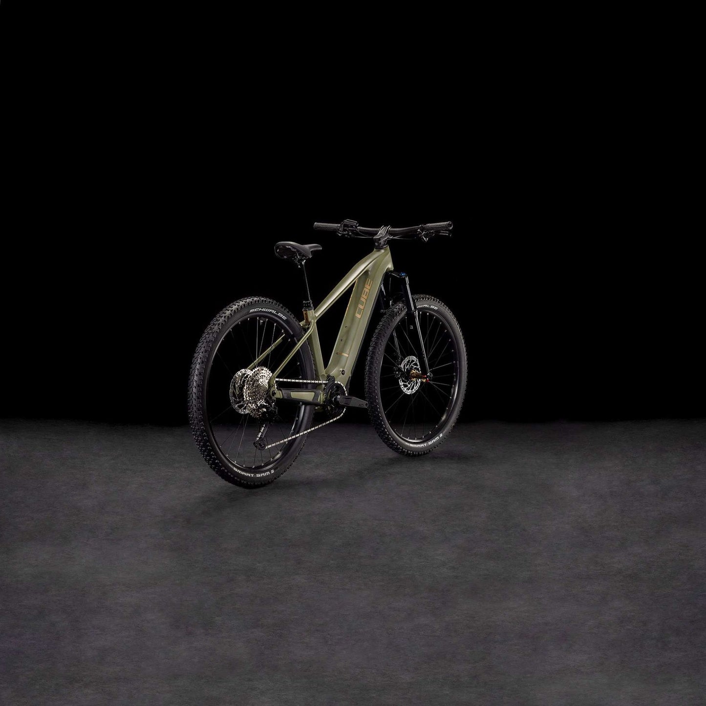 CUBE REACTION HYBRID PRO 800 eMTB BIKE 2025 DUSTYOLIVE' N 'GOLD