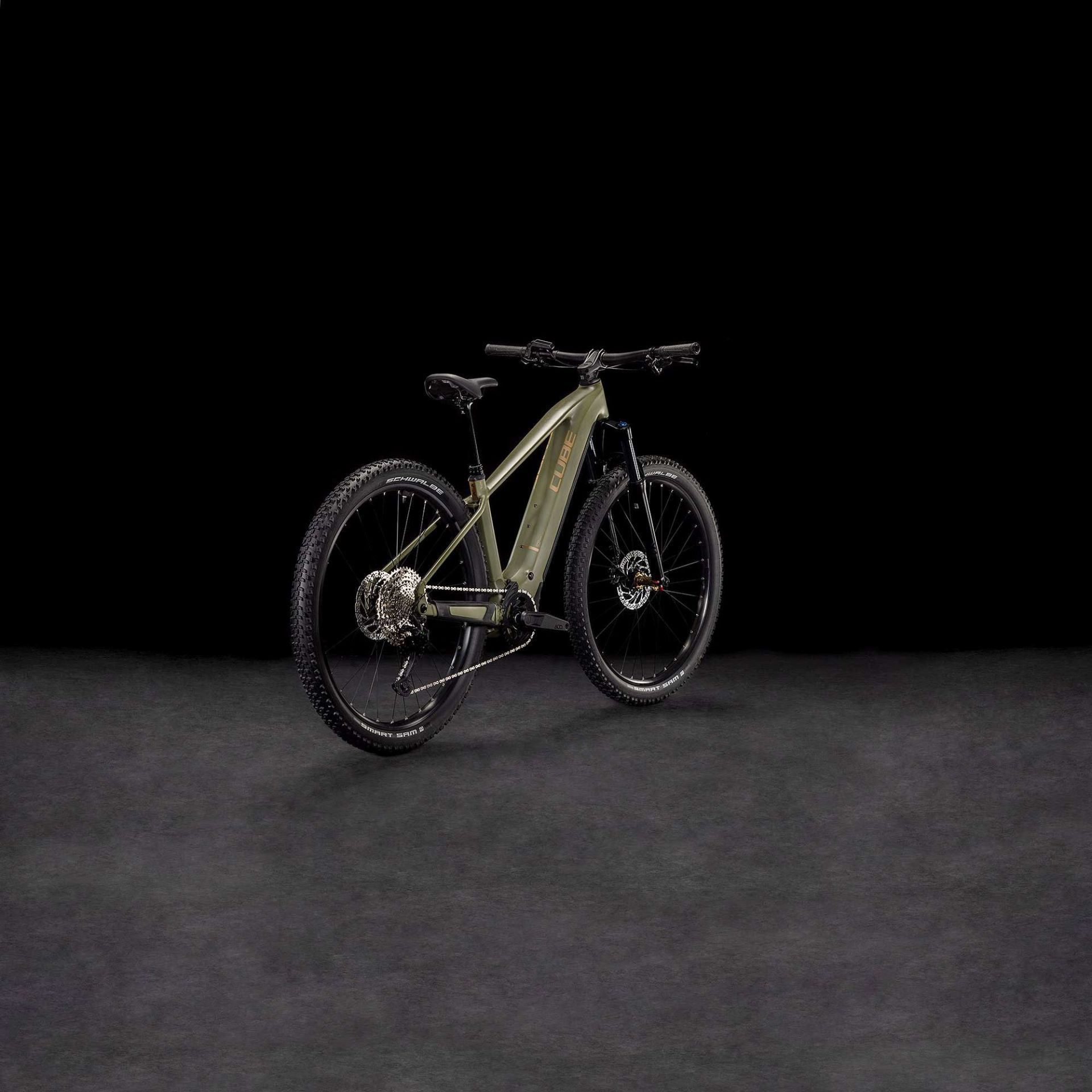 CUBE REACTION HYBRID PRO 800 eMTB BIKE 2025 DUSTYOLIVE' N 'GOLD