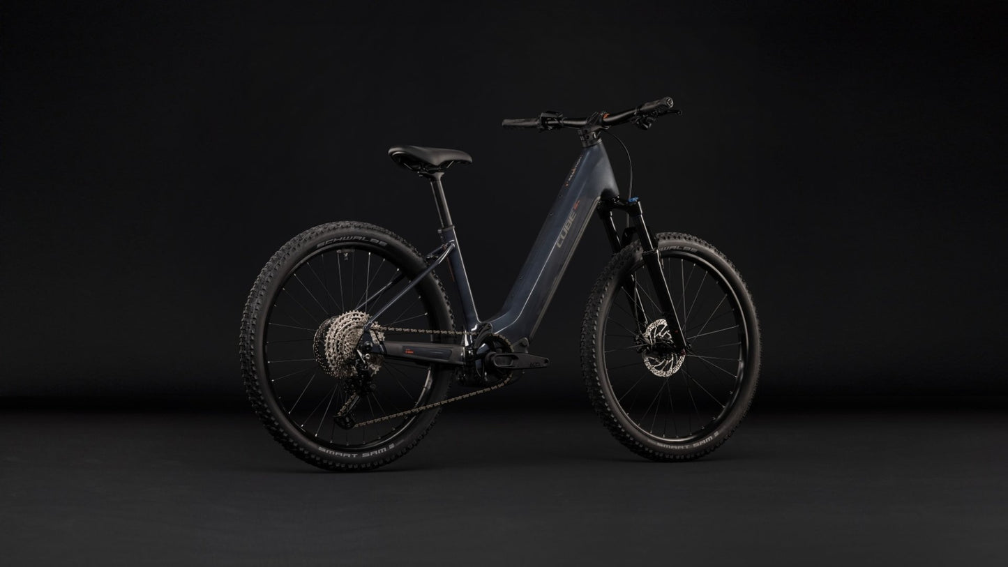 CUBE REACTION HYBRID ONE 720 HARDTAIL eMTB BIKE 2027 OOLONGGREY 'N' REFLEX (EASY ENTRY)