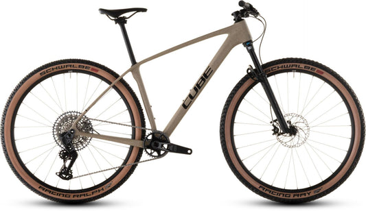 CUBE REACTION C:62 SLX HARDTAIL MTB BIKE 2026 MINERALGRIT' N 'BLACK
