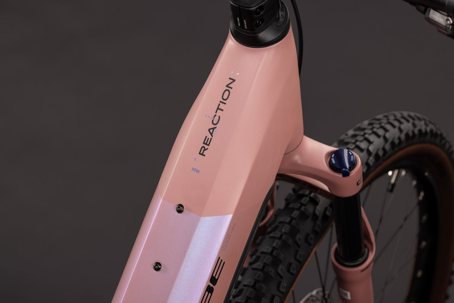 CUBE REACTION HYBRID PERFORMANCE 720 HARDTAIL eMTB BIKE 2027 RUBY 'N' BLACK (EASY ENTRY)
