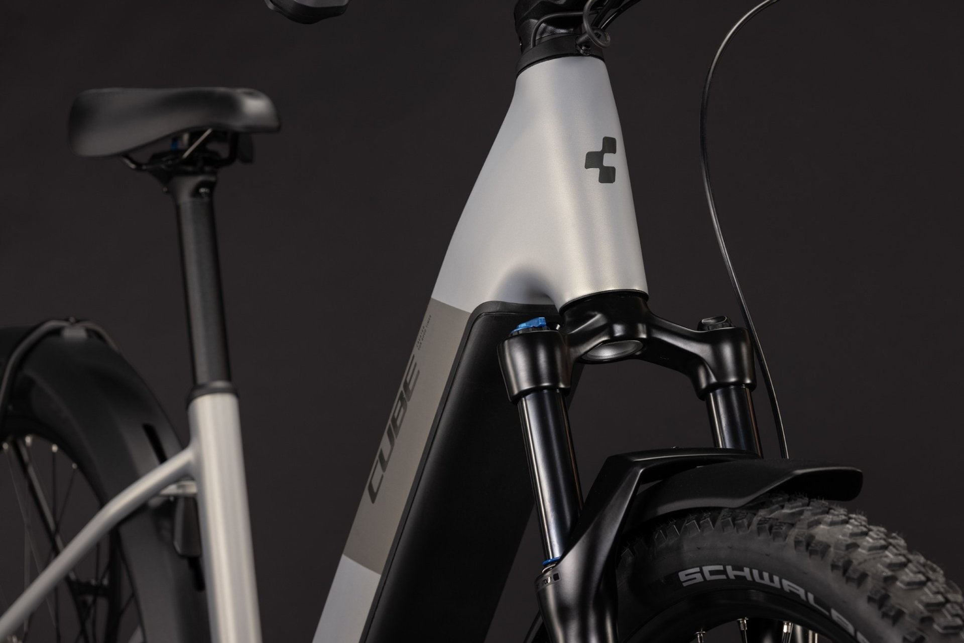 CUBE REACTION HYBRID ONE 720 FE HARDTAIL eMTB BIKE 2027 PEARLSILVER 'N' CHROME (EASY ENTRY)