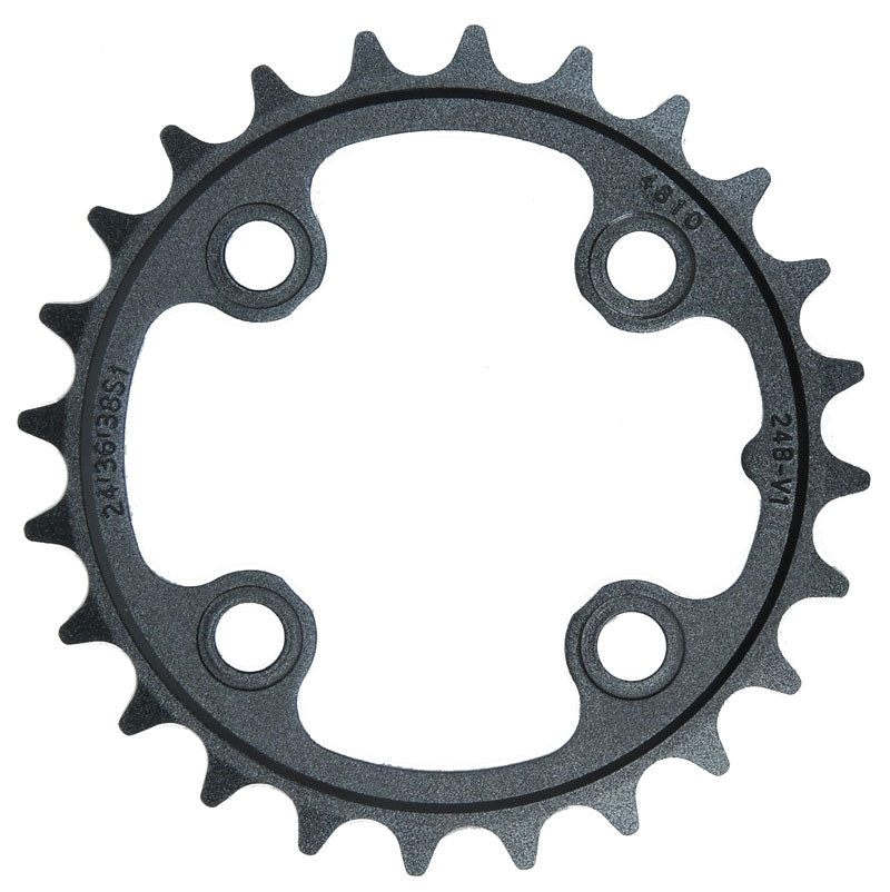 TRUVATIV CHAINRING MTB 24T 64mm ALUMINIUM BLACK