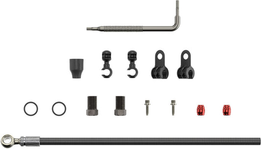 SRAM DISC BRAKE HYDRAULIC HOSE KIT SILVER BANJO