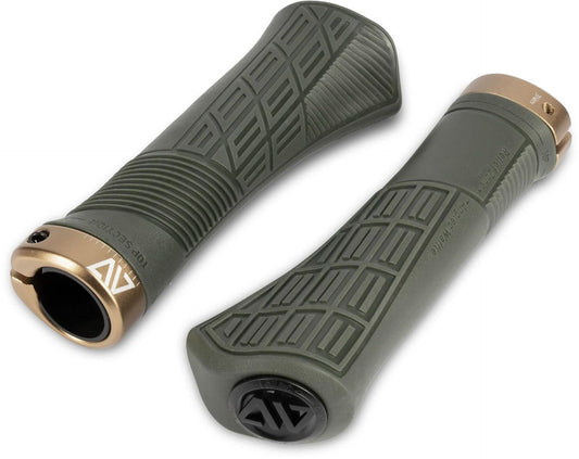 CUBE ACID HYBRID PERFORM GRIPS TRAIL MOTION OLIVE