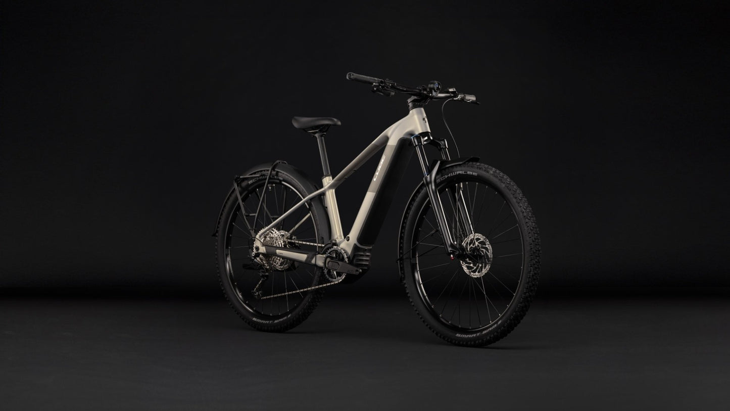 CUBE REACTION HYBRID ONE 720 FE HARDTAIL eMTB BIKE 2027 PEARLSILVER 'N' CHROME