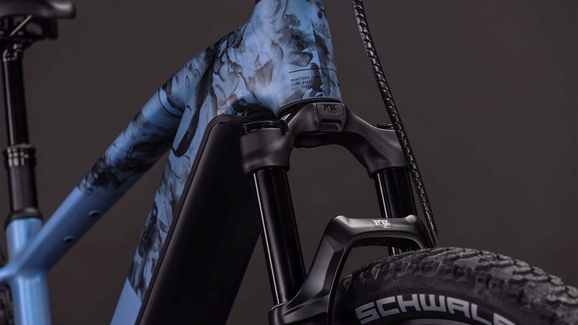 CUBE REACTION HYBRID SLT 800 eMTB BIKE 2026 HAZEBLUE' N 'FUME