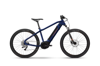 HAIBIKE ALLTRACK 4 HARDTAIL eMTB BIKE 2025 GLOSS COOL BLUE/LEATHER