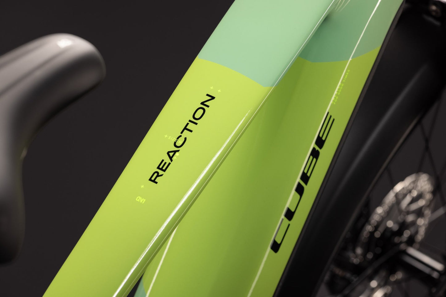 CUBE REACTION HYBRID ONE 720 FE HARDTAIL eMTB BIKE 2027 CACTUS 'N' BLACK
