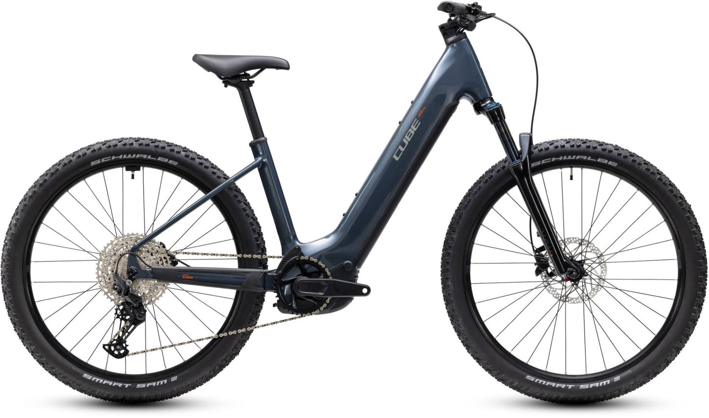 CUBE REACTION HYBRID ONE 720 HARDTAIL eMTB BIKE 2027 OOLONGGREY 'N' REFLEX (EASY ENTRY)