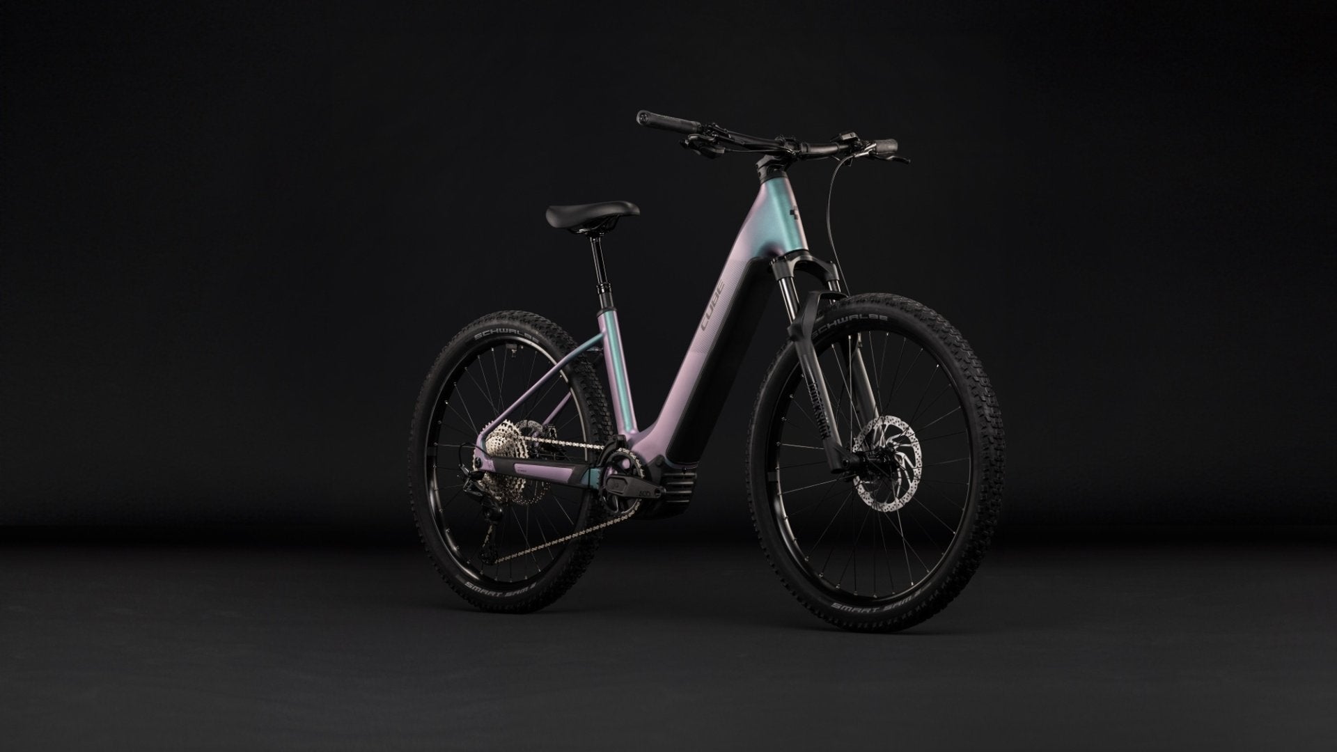 CUBE REACTION HYBRID PRO 800 HARDTAIL eMTB BIKE 2027 POLARLIGHT 'N' BLACK (EASY ENTRY)