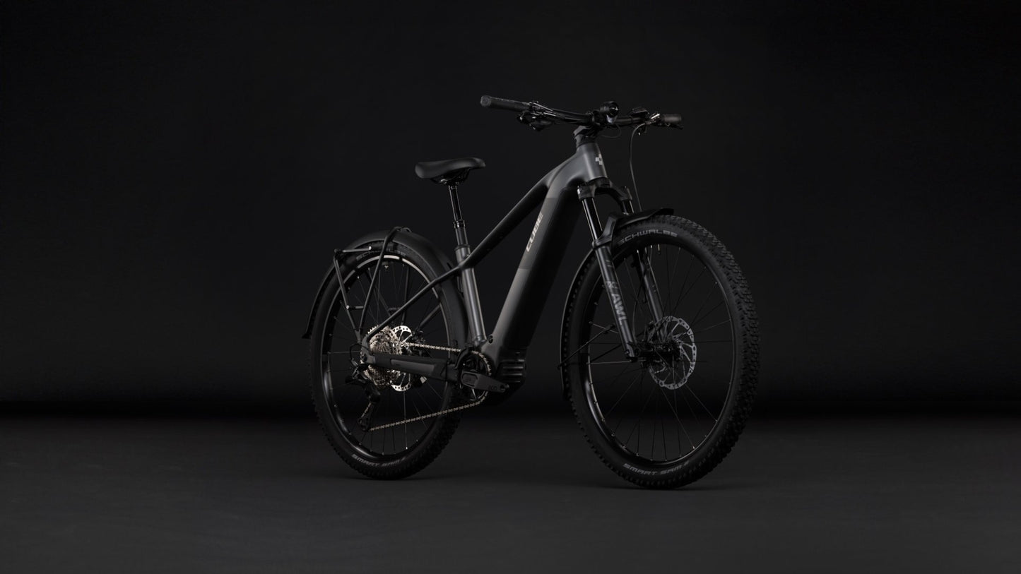 CUBE REACTION HYBRID RACE 800 FE eMTB BIKE 2027 SLABGREY 'N' CHROME