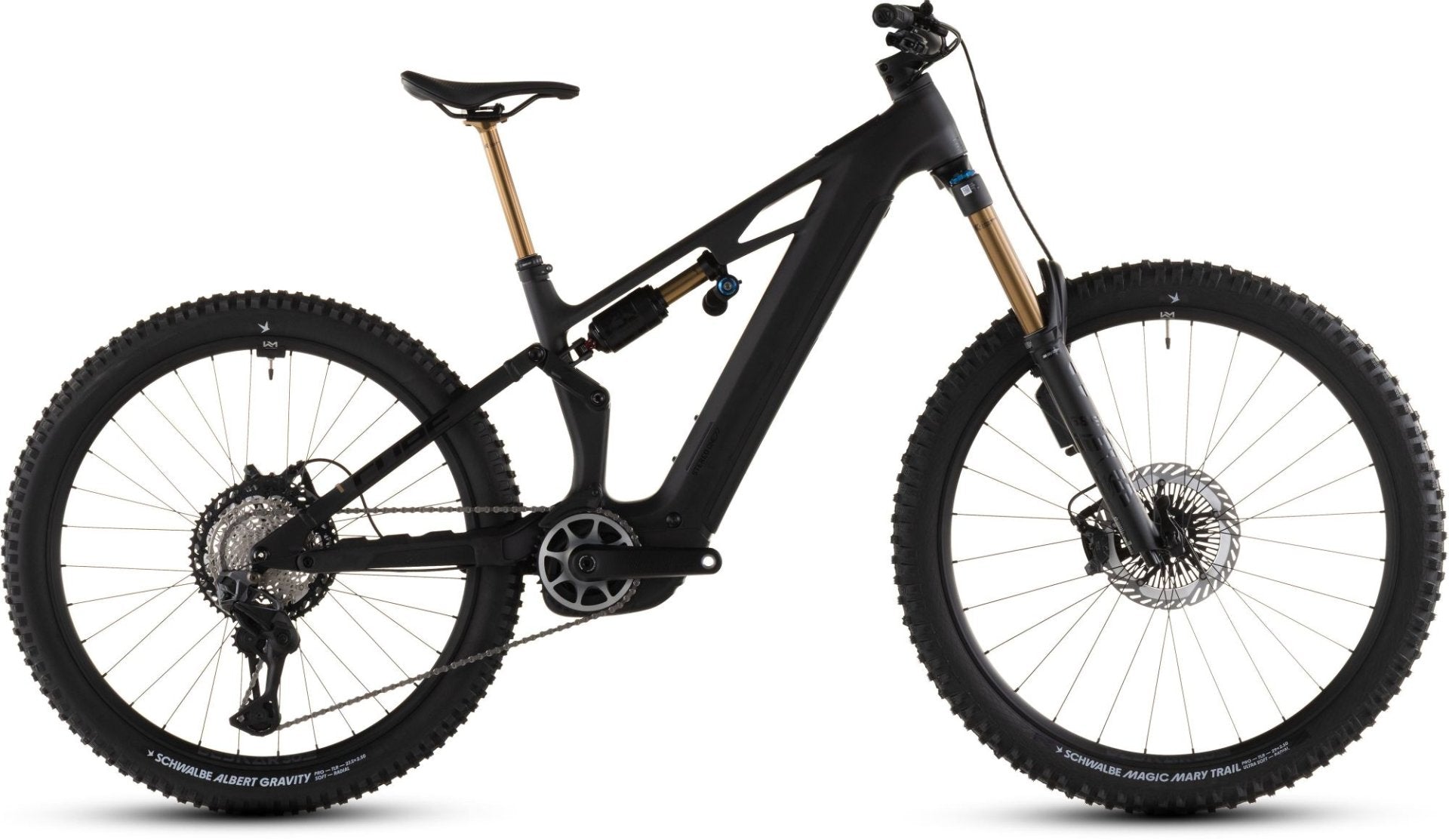 CUBE STEREO HYBRID ONE77 HPC AT 800 eMTB BIKE 2026 CARBON' N 'GOLD