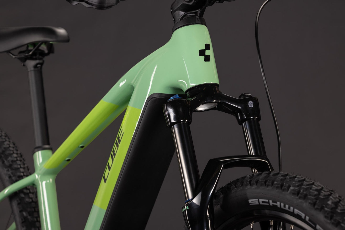 CUBE REACTION HYBRID ONE 720 HARDTAIL eMTB BIKE 2027 CACTUS 'N' BLACK