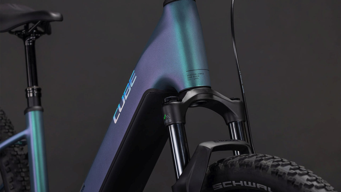 CUBE REACTION HYBRID RACE 800 EASY ENTRY eMTB BIKE 2026 POLARLIGHT' N 'PRISM