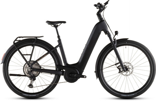 CUBE NURIDE HYBRID SLX 800 EASY ENTRY eTREKKING BIKE 2026 BLACK' N 'GOLD