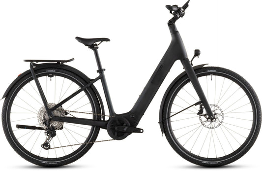CUBE KATHMANDU HYBRID C:62 SLX 400X EASY ENTRY eBIKE 2026 LIQUIDBLACK´ N ´BLUEDUST