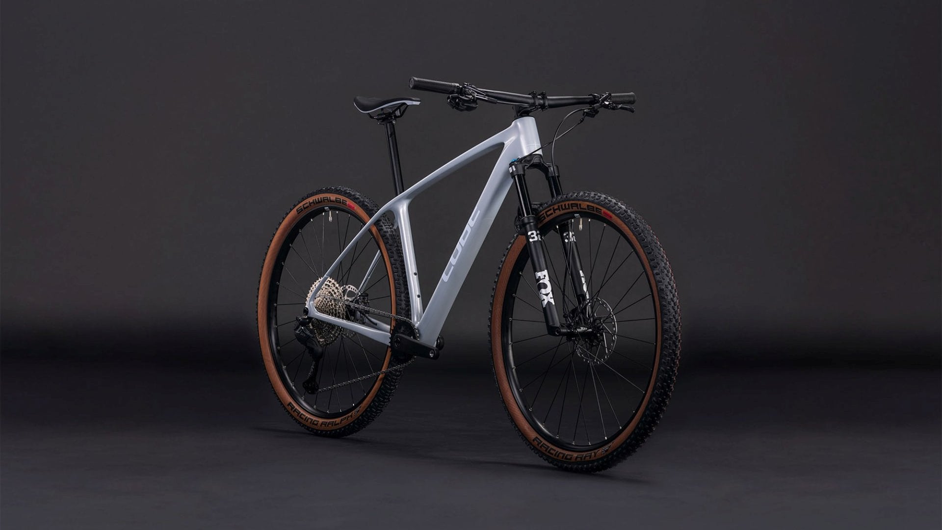 CUBE REACTION C:62 RACE HARDTAIL MTB BIKE 2026 FOGGREY' N 'WHITE