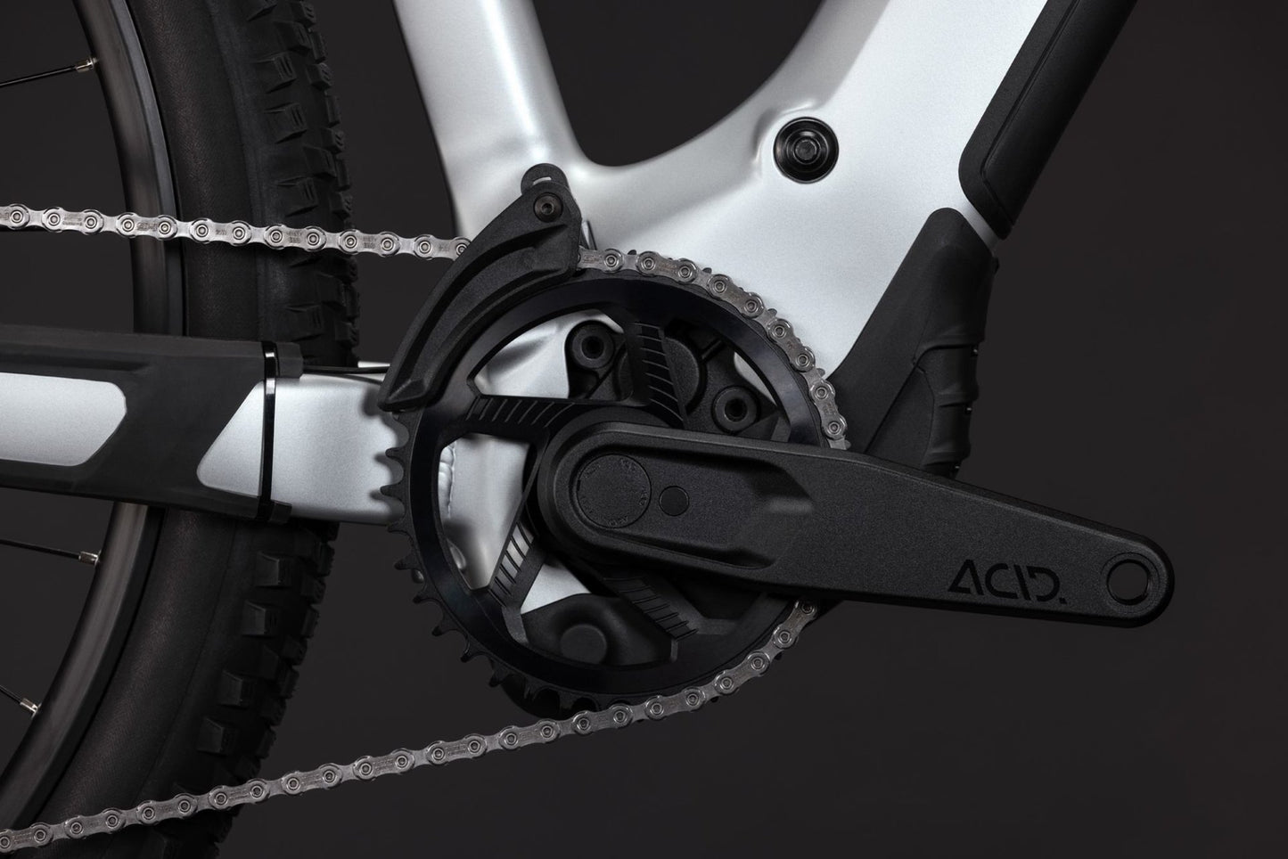 CUBE REACTION HYBRID SLX 800 HARDTAIL eMTB BIKE 2027 PLATINUM 'N' REFLEX