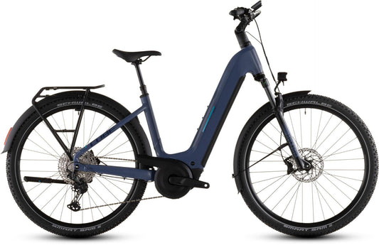 CUBE NURIDE HYBRID EXC 800 EASY ENTRY eTREKKING BIKE 2026 JEANSBLUE' N 'BLUE
