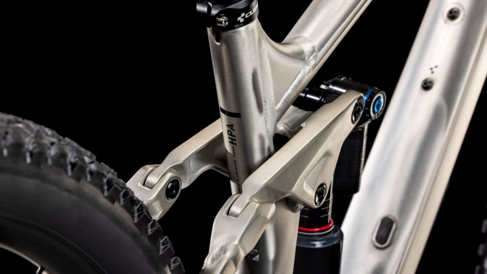 CUBE STEREO ONE77 RACE 29 MTB BIKE 2025 RAWMETAL' N 'BLACK