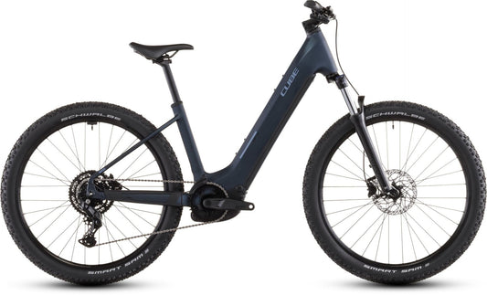 CUBE REACTION HYBRID PERFORMANCE 600 EASY ENTRY eMTB BIKE 2026 INDIGOBLUE' N 'REFLEX