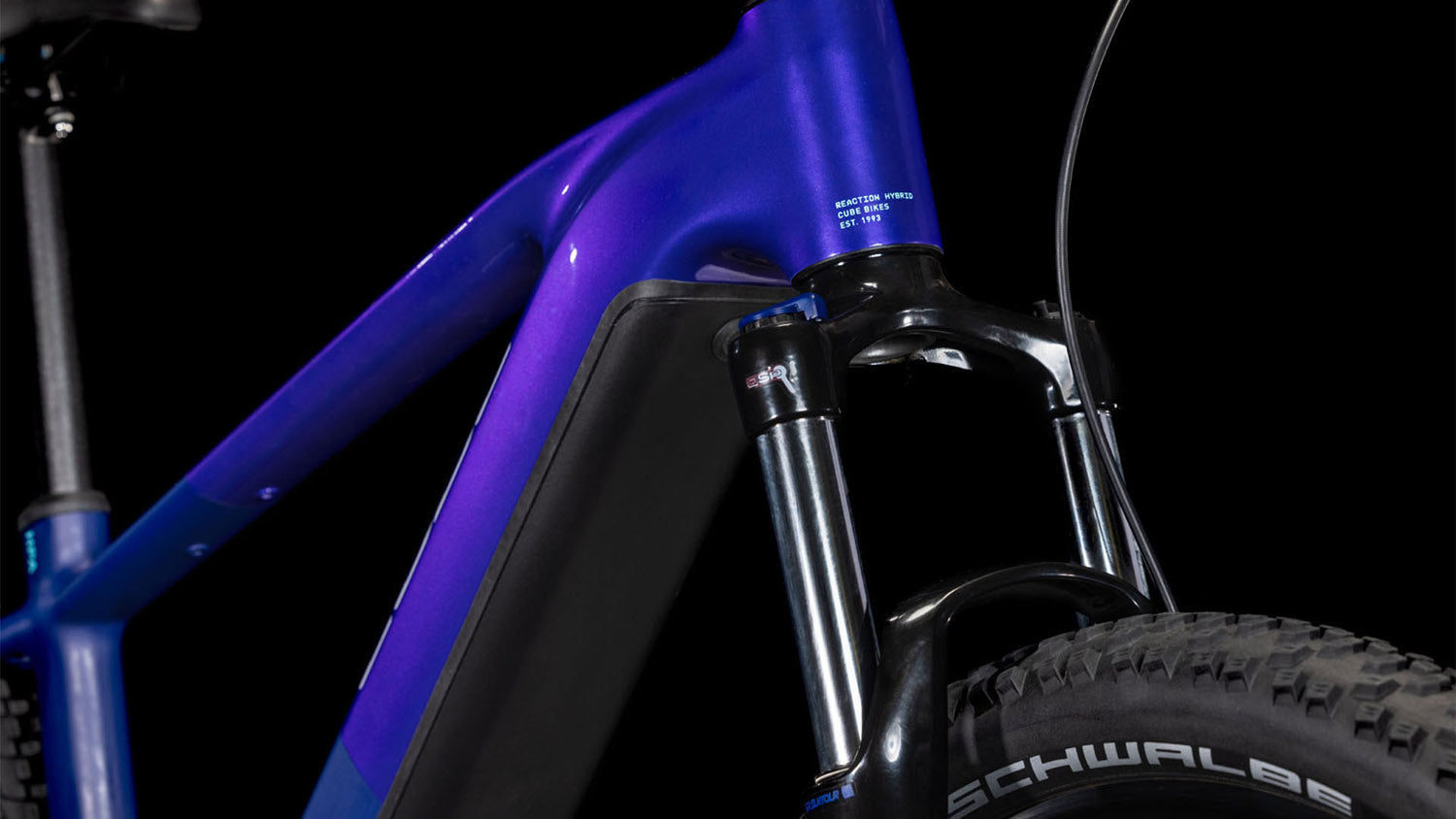 CUBE REACTION HYBRID ONE 800 eMTB BIKE 2025 ORCHID' N 'MINT