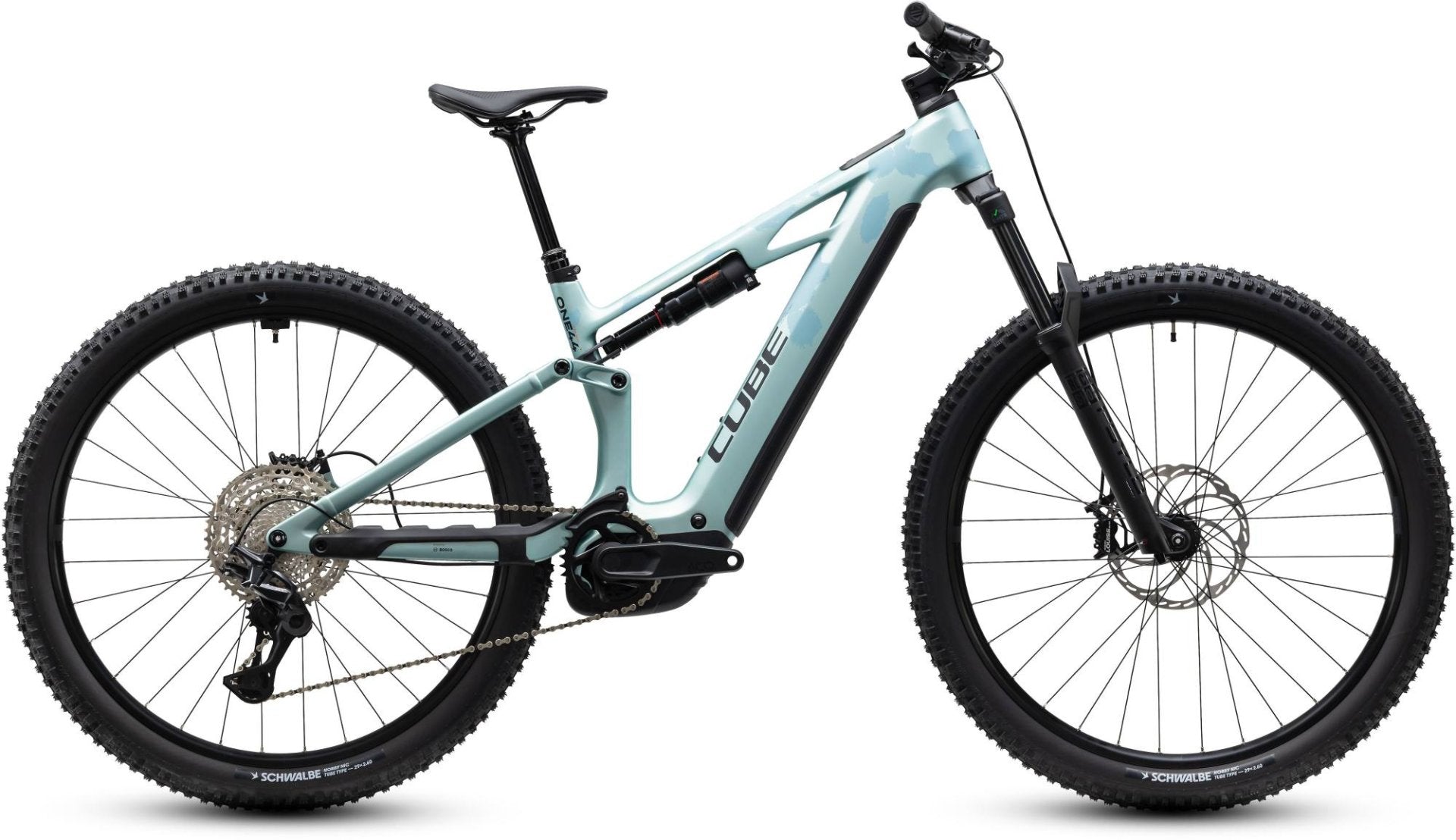 CUBE STEREO HYBRID ONE44 HPC PRO 800 eMTB BIKE 2027 PEARLAQUA 'N' BLACK