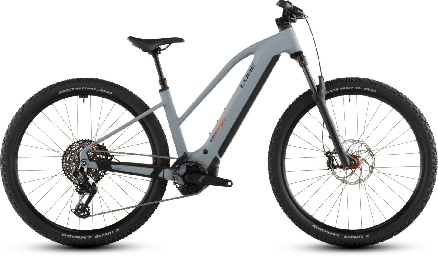 CUBE REACTION HYBRID RACE 800 TRAPEZE eMTB BIKE 2026 VULCAN' N 'ORANGE