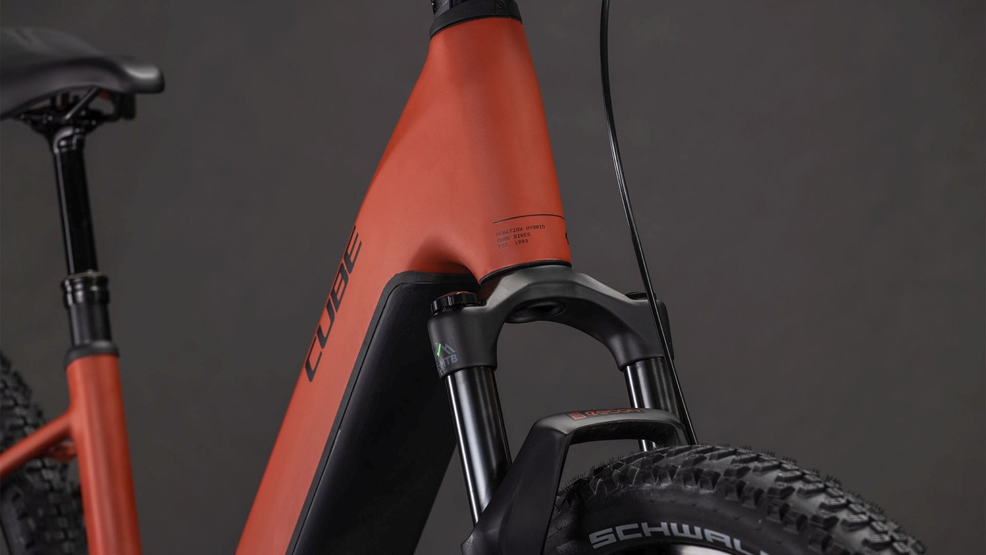 CUBE REACTION HYBRID RACE 800 EASY ENTRY eMTB BIKE 2026 AMBER' N 'BLACK