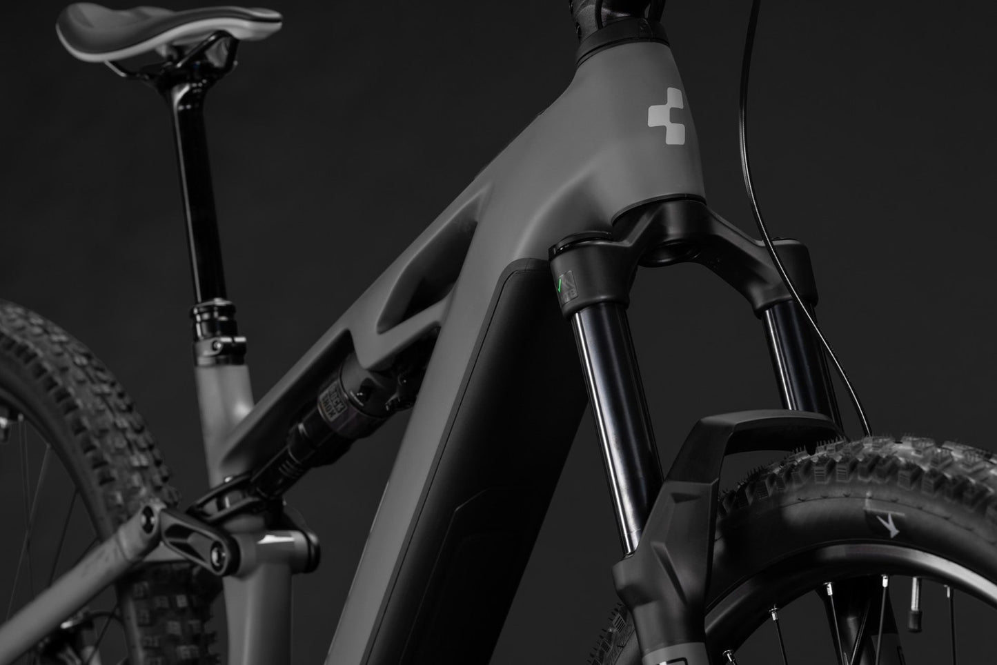 CUBE STEREO HYBRID ONE44 HPC PRO 800 eMTB BIKE 2027 OLDGREY 'N' BLACK