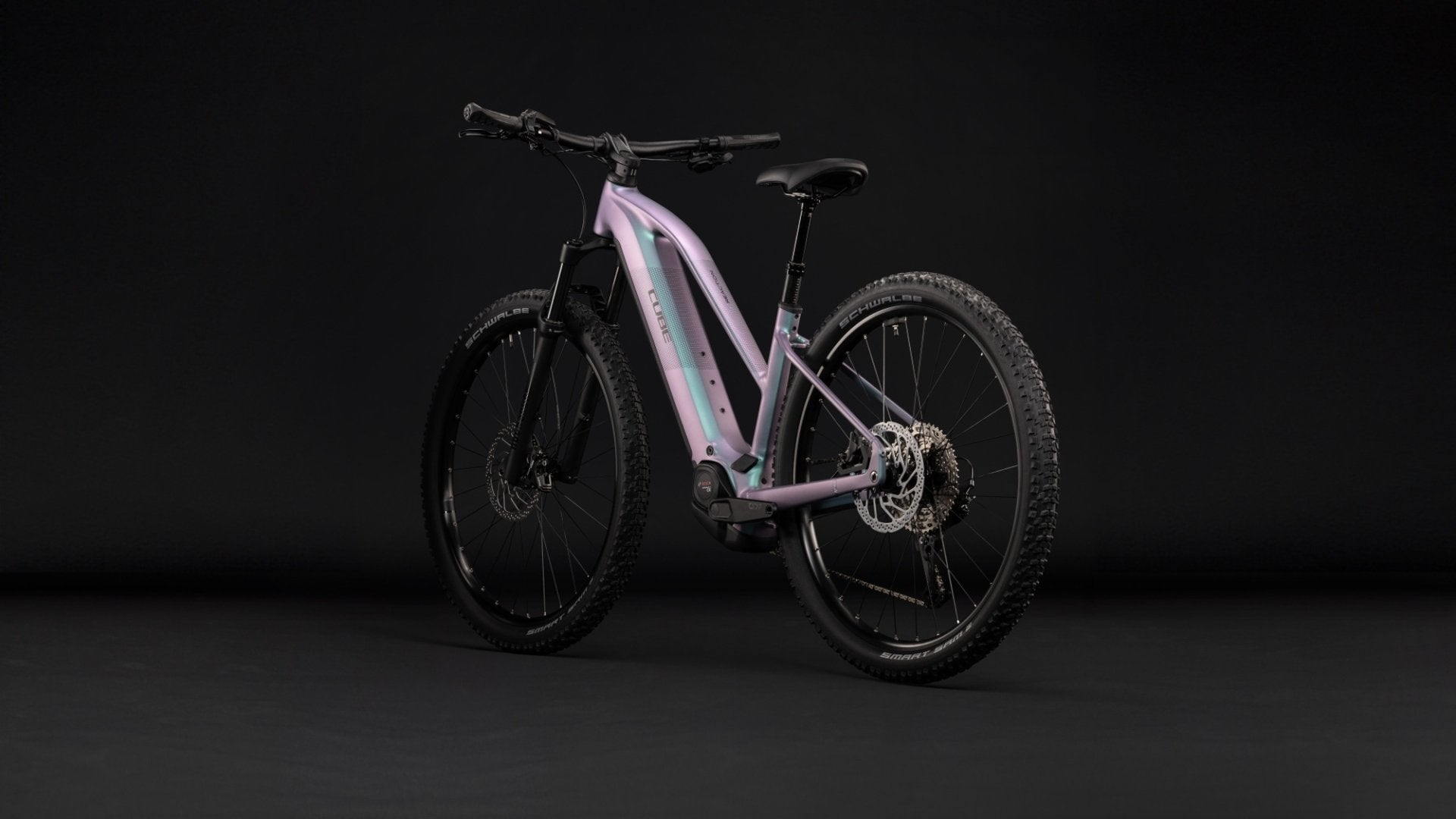 CUBE REACTION HYBRID PRO 800 HARDTAIL eMTB BIKE 2027 POLARLIGHT 'N' BLACK (TRAPEZE)