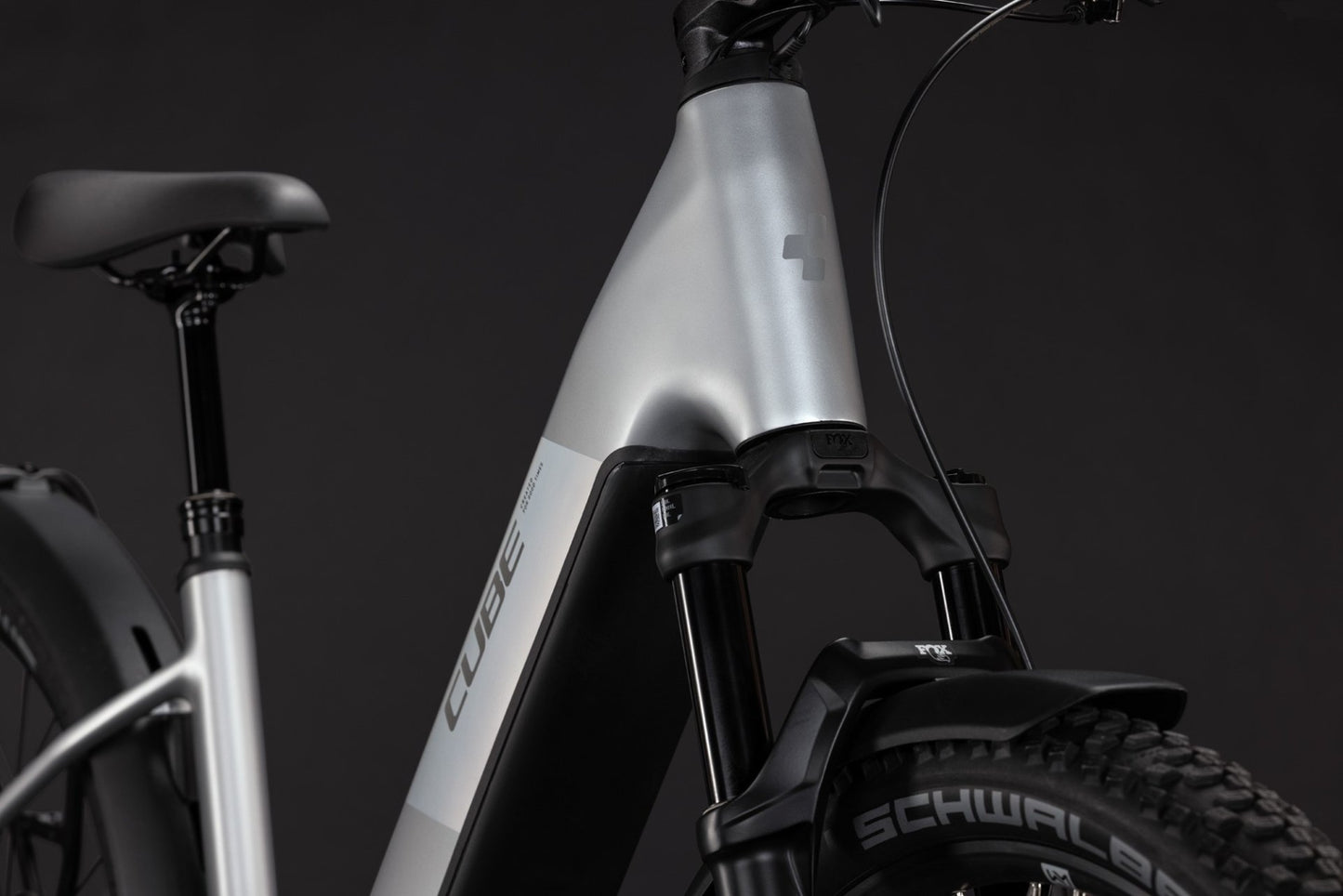 CUBE REACTION HYBRID SLX 800 FE HARDTAIL eMTB BIKE 2027 PLATINUM 'N' REFLEX (EASY ENTRY)