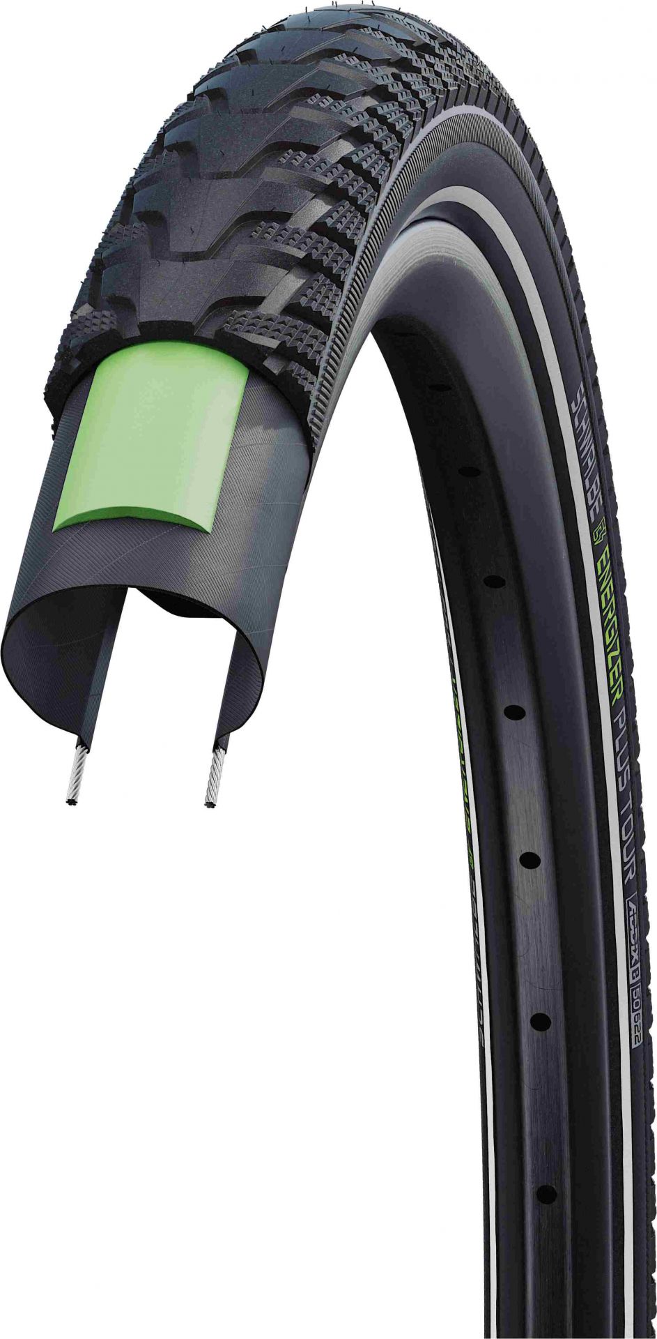 SCHWALBE ENERGISER PLUS TOUR 28x2.15" WIRE TYRE