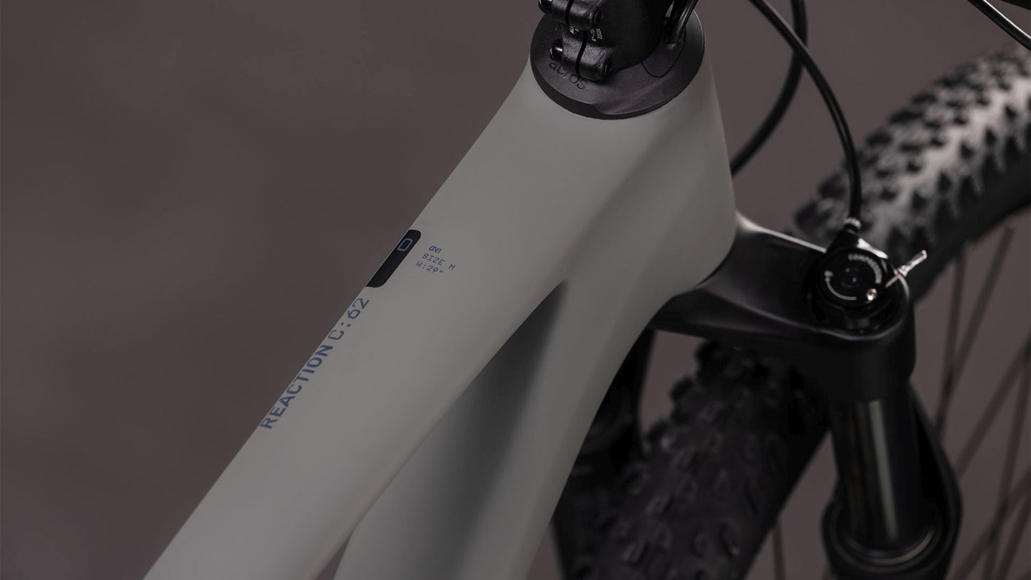 CUBE REACTION C:62 ONE HARDTAIL MTB BIKE 2026 OLDGREY' N 'BLACK