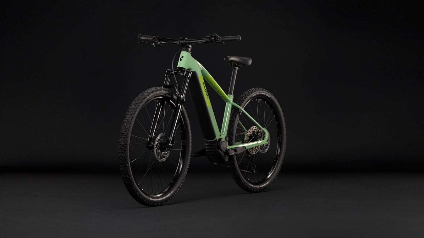 CUBE REACTION HYBRID ONE 720 HARDTAIL eMTB BIKE 2027 CACTUS 'N' BLACK
