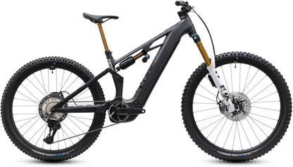 CUBE STEREO HYBRID ONE77 HPC AT 800 eMTB BIKE 2027 CARBON 'N' WHITE