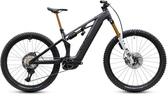 CUBE STEREO HYBRID ONE77 HPC AT 800 eMTB BIKE 2027 CARBON 'N' WHITE