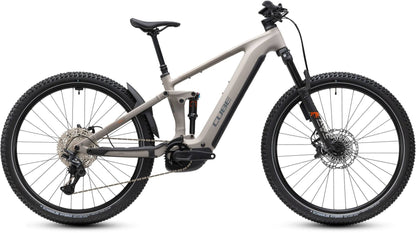 CUBE STEREO HYBRID ONE44 SLX 800 eMTB BIKE 2027 OATGREY 'N' GREY