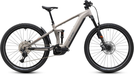 CUBE STEREO HYBRID ONE44 SLX 800 eMTB BIKE 2027 OATGREY 'N' GREY