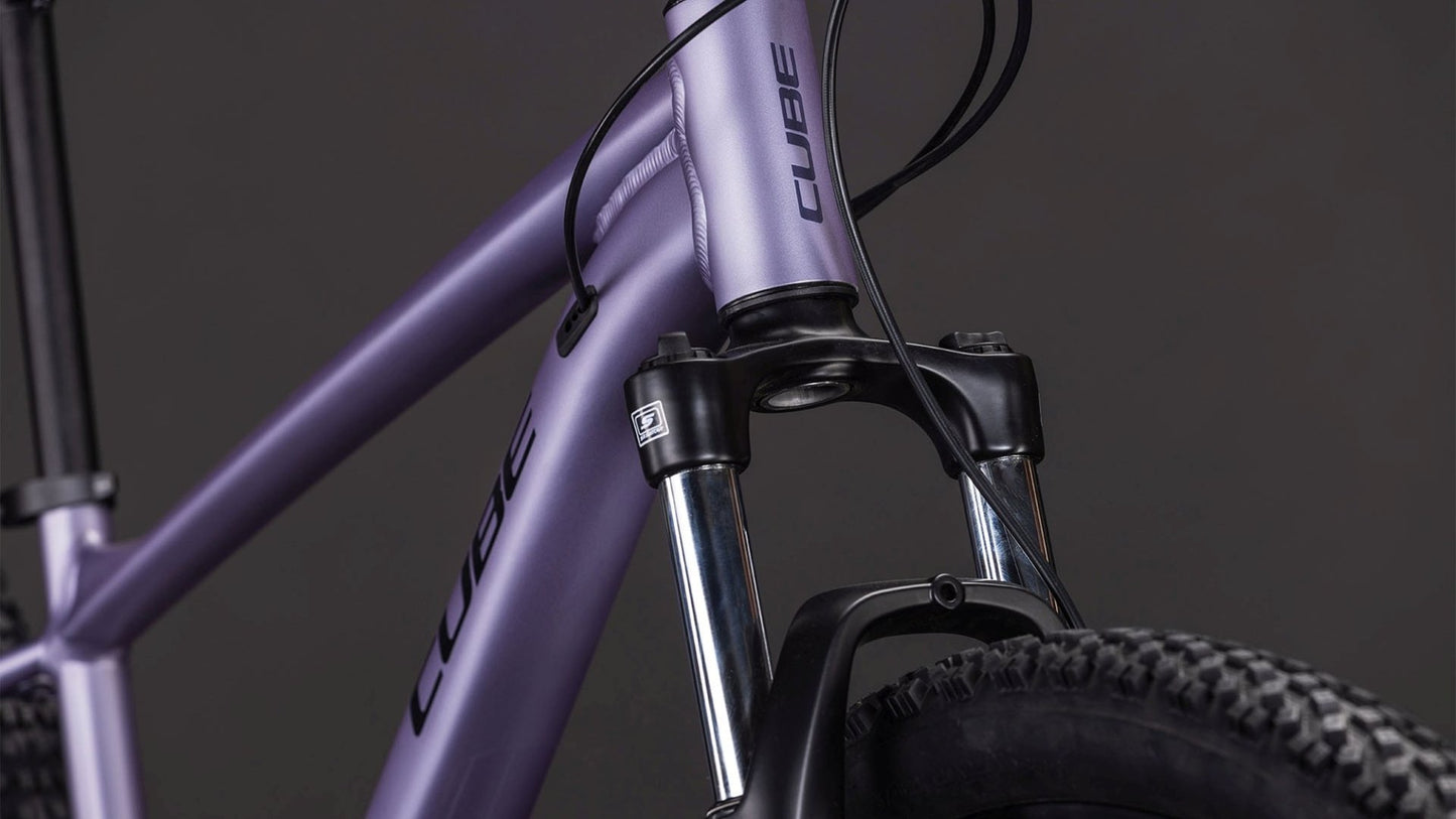 CUBE AIM ONE HARDTAIL MTB BIKE 2026 LIGHTPURPLE' N 'CHROME