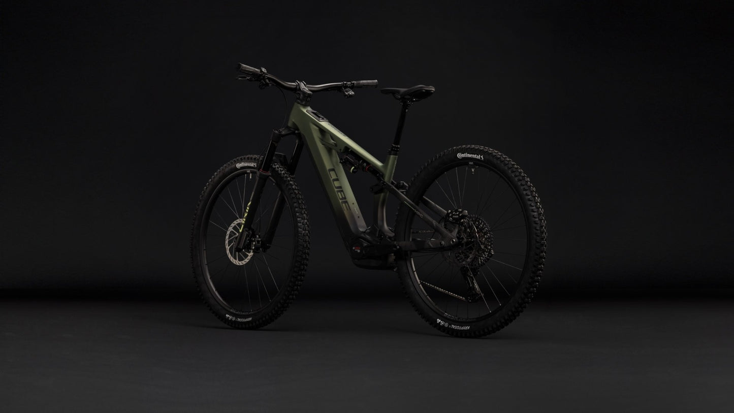 CUBE STEREO HYBRID ONE44 HPC TM 800 eMTB BIKE 2027 REEDGREEN 'N' GILLS